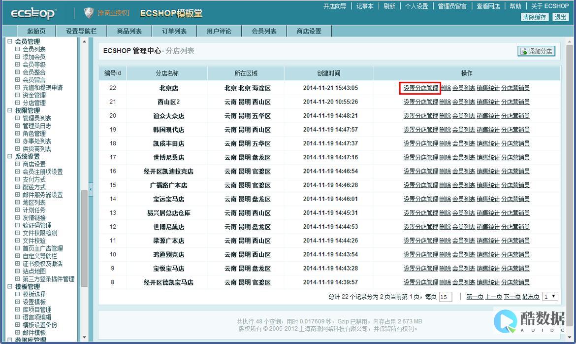 ECShop模板库，轻松打造精美商城网站 (ecshop 模板数据库) (ecshop模板)