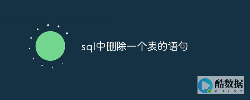数据库删除语句