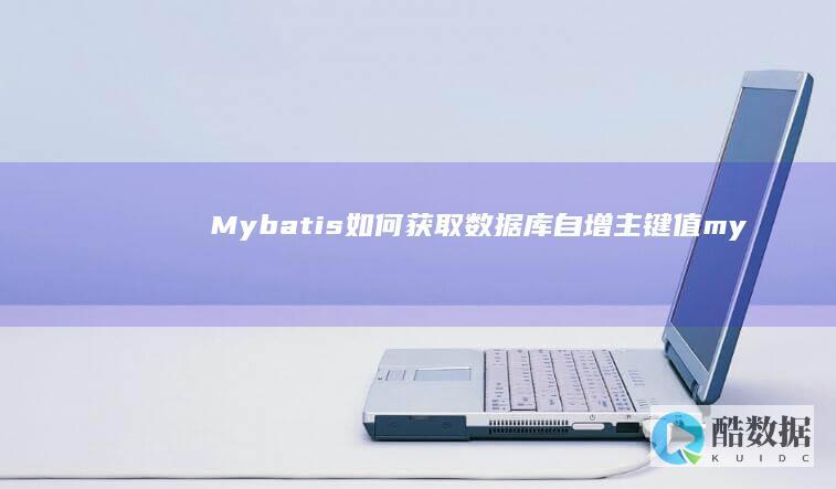 Mybatis如何获取数据库自增主键值 (mybatis 获取数据库自增主键值) (mybatisplus)