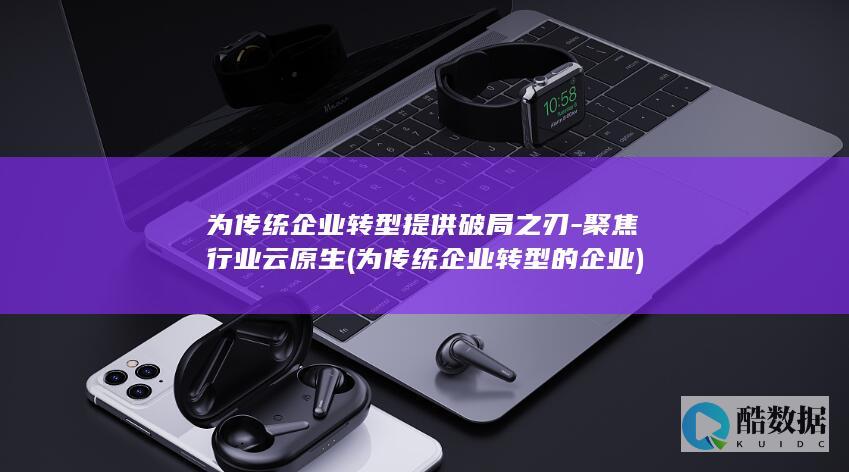 为传统企业转型提供破局之刃-聚焦行业云原生 (为传统企业转型的企业)