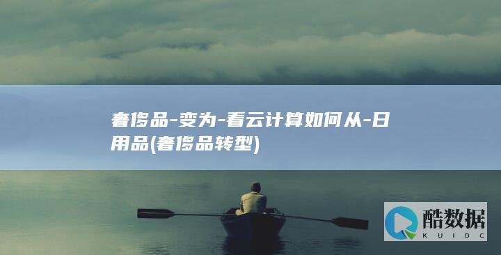 奢侈品-变为-看云计算如何从-日用品 (奢侈品转型)