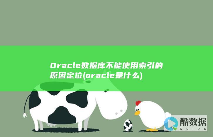 Oracle数据库不能使用索引的原因定位 (oracle是什么)
