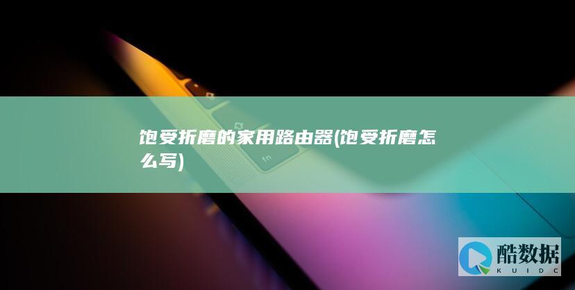 饱受折磨的家用路由器 (饱受折磨怎么写)