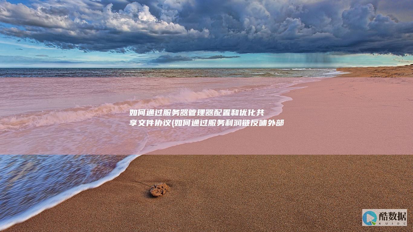 如何通过服务器管理器配置和优化共享文件协议 (如何通过服务利润链反哺外部顾客价值)