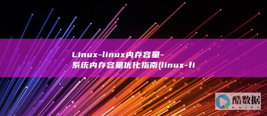 Linux-linux内存容量-系统内存容量优化指南 (linux-firmware)