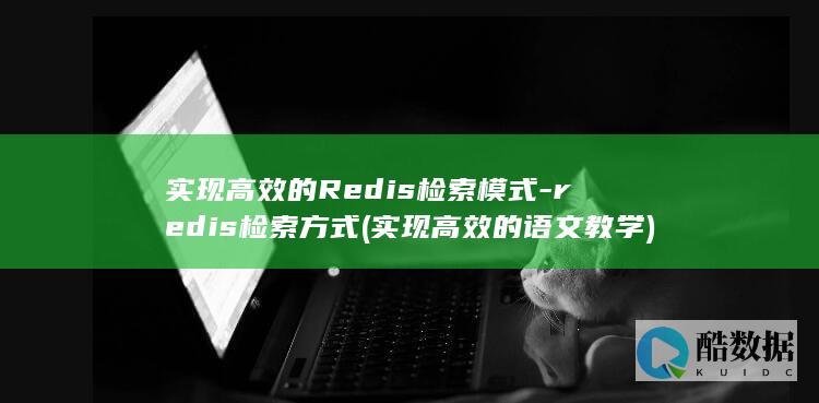 实现高效的Redis检索模式-redis检索方式 (实现高效的语文教学)