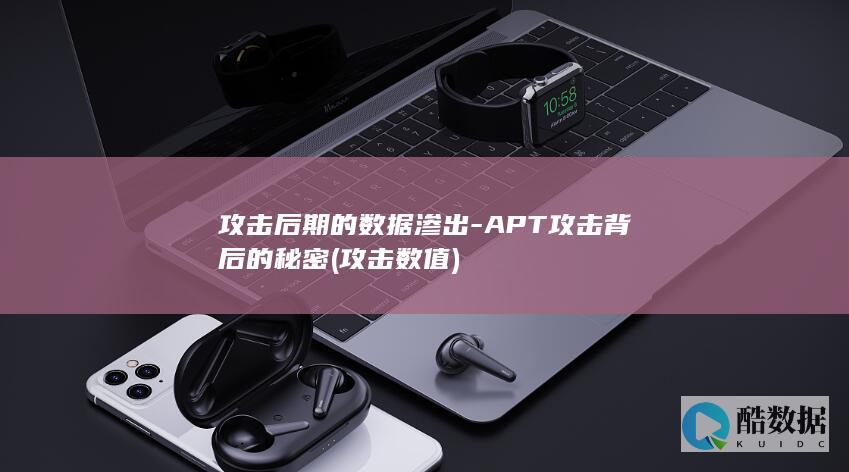 攻击后期的数据渗出-APT攻击背后的秘密 (攻击数值)