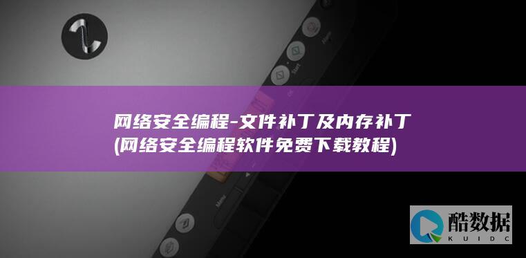 网络安全编程-文件补丁及内存补丁 (网络安全编程软件免费下载教程)