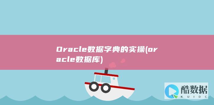 Oracle数据字典的实操 (oracle数据库)