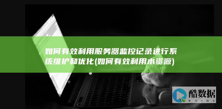 如何有效利用服务器监控记录进行系统维护和优化 (如何有效利用水资源)
