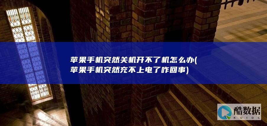 苹果手机突然关机开不了机怎么办 (苹果手机突然充不上电了咋回事)
