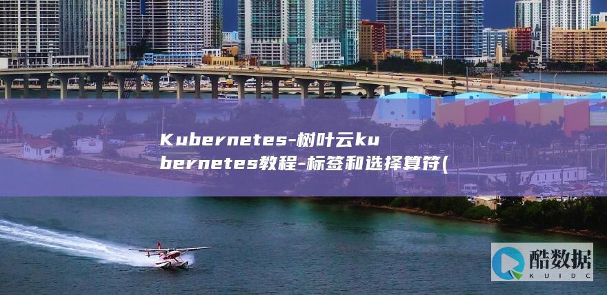 Kubernetes-树叶云kubernetes教程-标签和选择算符 (kubernetes)