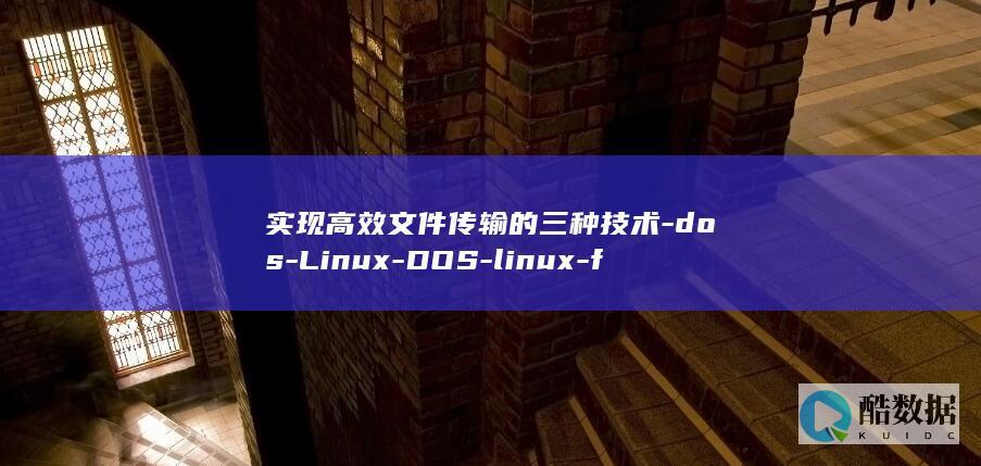 实现高效文件传输的三种技术-dos-Linux-DOS-linux-ftp-FTP (实现高效文件的方法)