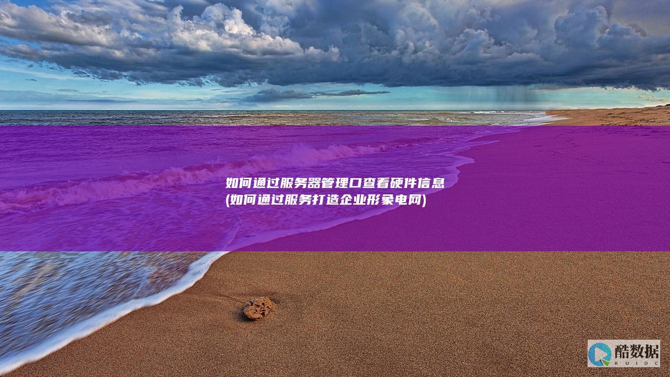 如何通过服务器管理口查看硬件信息 (如何通过服务打造企业形象 电网)