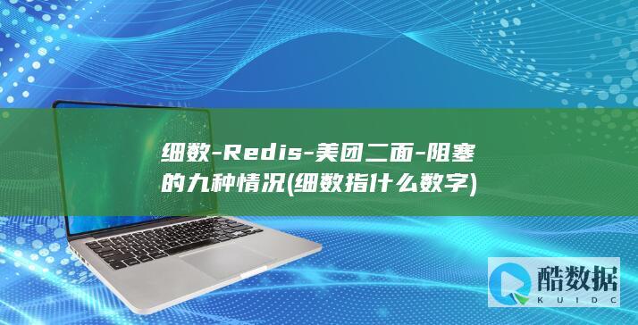 细数-Redis-美团二面-阻塞的九种情况 (细数指什么数字)