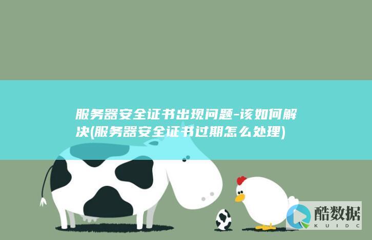 服务器安全证书出现问题-该如何解决 (服务器安全证书过期怎么处理)
