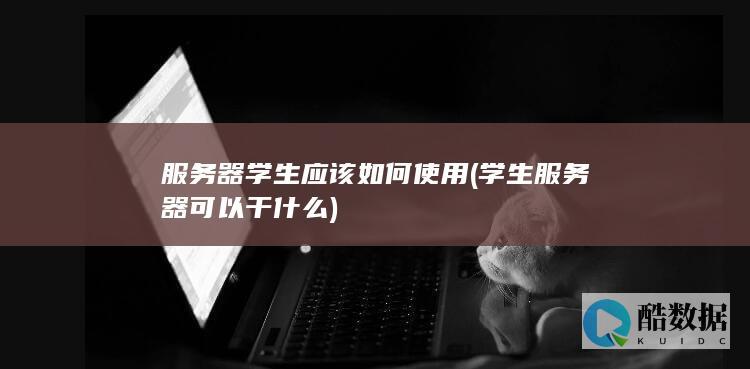 服务器学生应该如何使用 (学生服务器可以干什么)