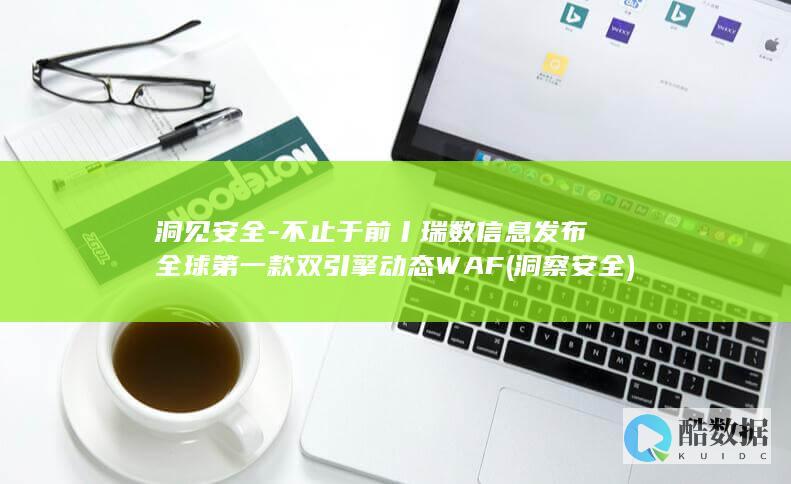 洞见安全-不止于前丨瑞数信息发布全球第一款双引擎动态WAF (洞察安全)