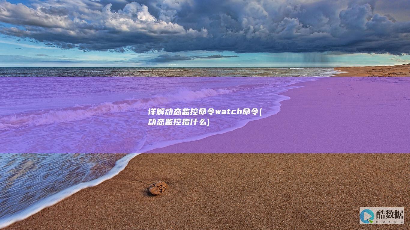 详解动态监控命令watch命令 (动态监控指什么)