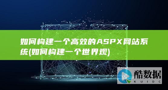 如何构建一个高效的ASPX网站系统 (如何构建一个世界观)