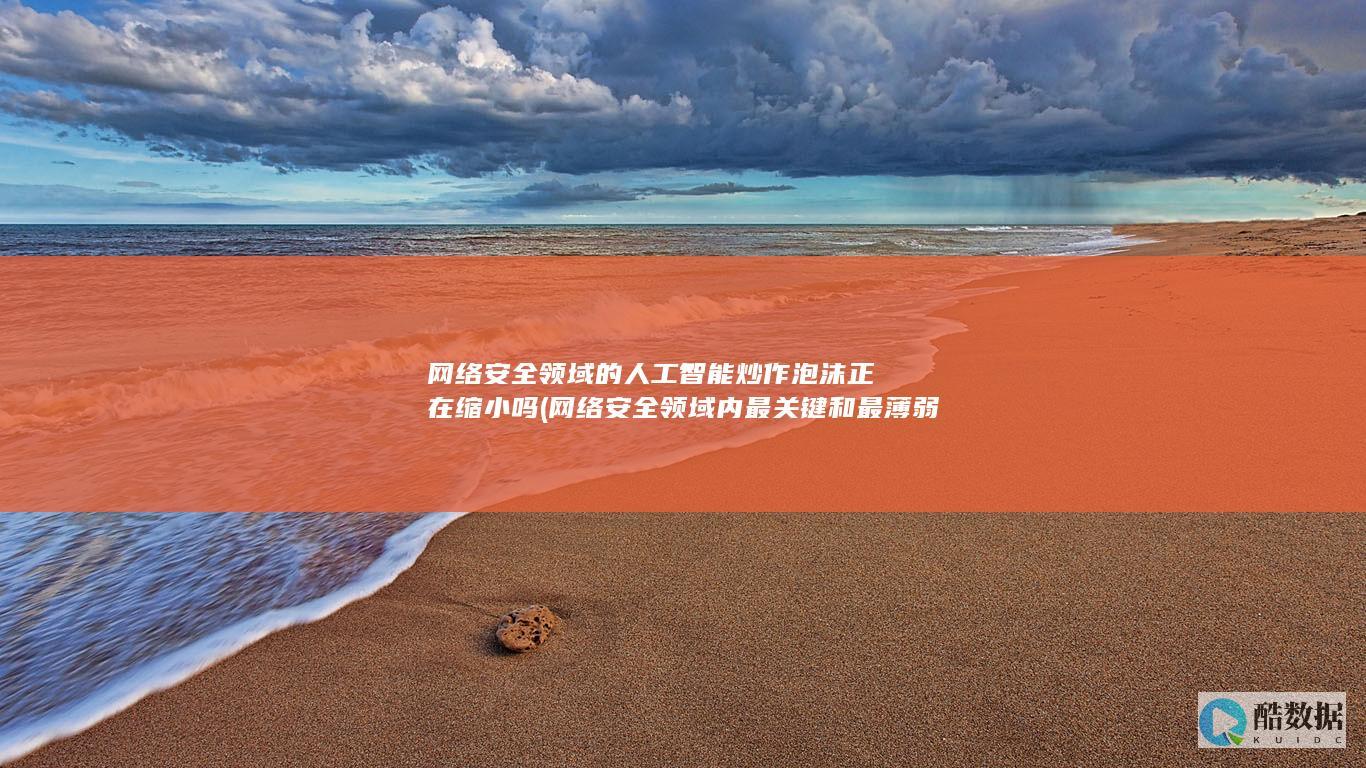网络安全领域的人工智能炒作泡沫正在缩小吗 (网络安全领域内最关键和最薄弱的环节是)