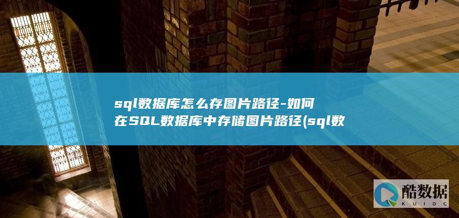 sql数据库怎么存图片路径-如何在SQL数据库中存储图片路径 (sql数据库查询语句基本语法)