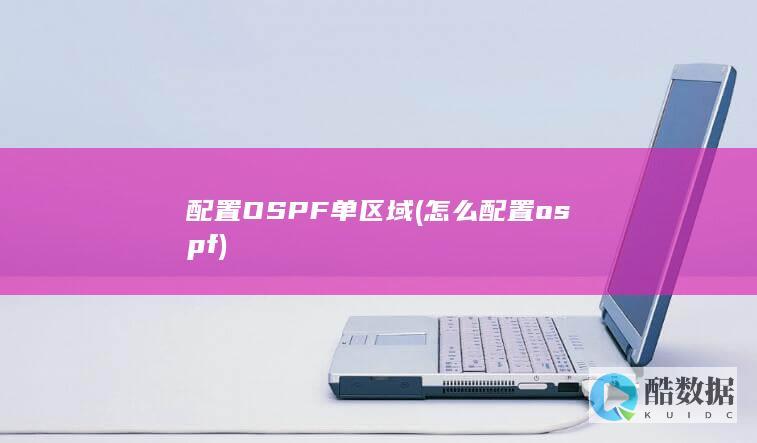 配置OSPF单区域 (怎么配置ospf)