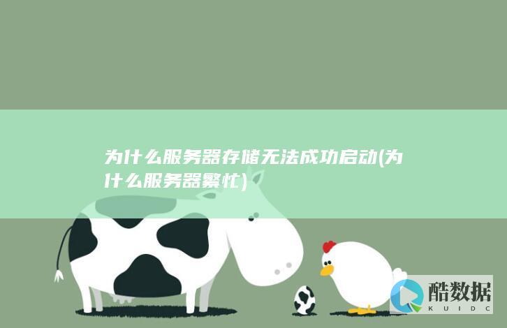 为什么服务器存储无法成功启动 (为什么服务器繁忙)