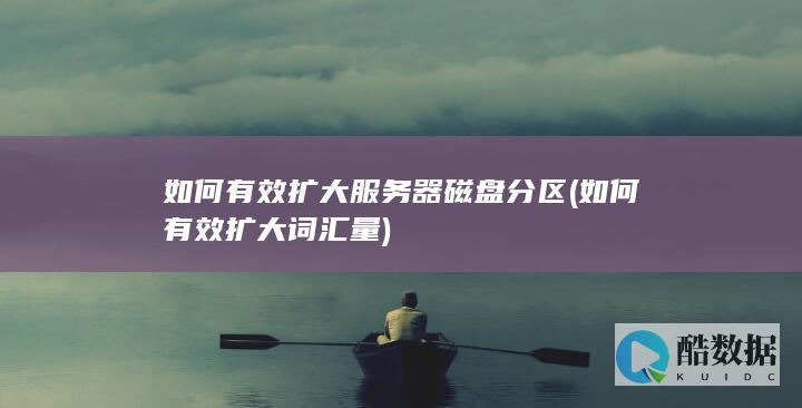 如何有效扩大服务器磁盘分区 (如何有效扩大词汇量)