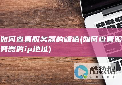 如何查看服务器的峰值 (如何查看服务器的ip地址)