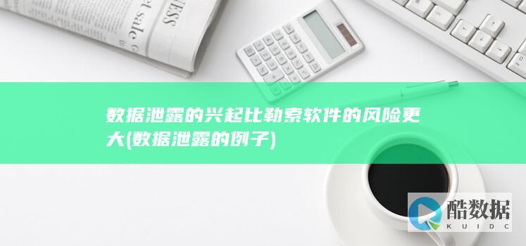 数据泄露的兴起比勒索软件的风险更大 (数据泄露的例子)