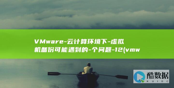 VMware-云计算环境下-虚拟机备份可能遇到的-个问题-12 (vmware虚拟机)