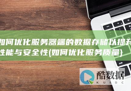 如何优化服务器端的数据存储以提升性能与安全性 (如何优化服务质量)