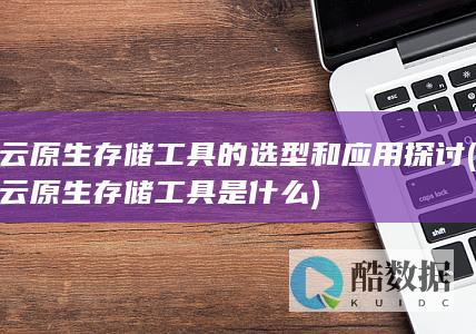 云原生存储工具的选型和应用探讨 (云原生存储工具是什么)