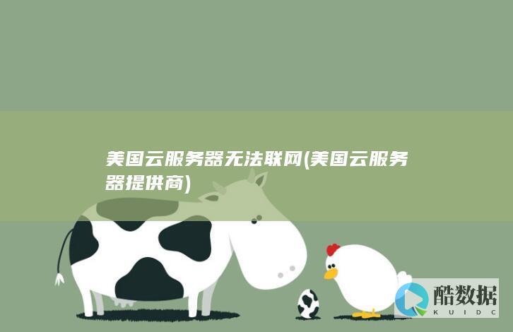 美国云服务器无法联网 (美国云服务器提供商)