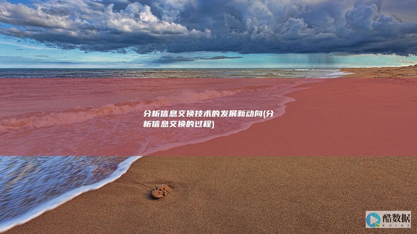 分析信息交换技术的发展新动向 (分析信息交换的过程)