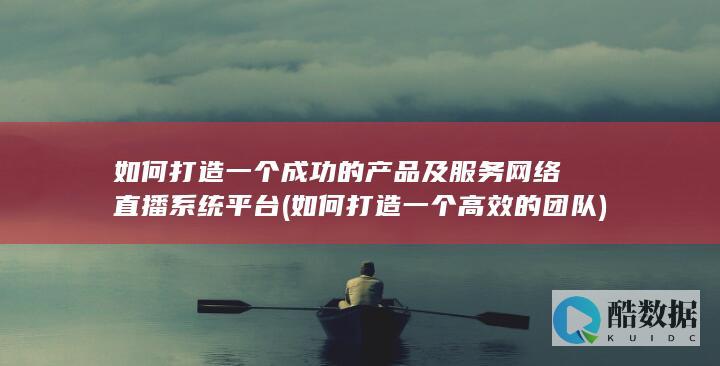 如何打造一个成功的产品及服务网络直播系统平台 (如何打造一个高效的团队)