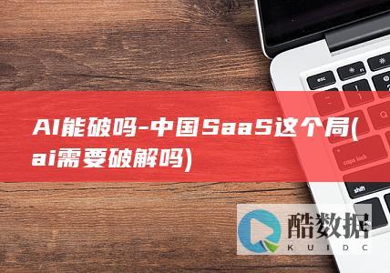 AI能破吗-中国SaaS这个局 (ai需要破解吗)