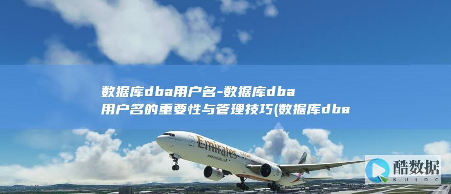 数据库dba用户名-数据库dba用户名的重要性与管理技巧 (数据库dba是什么)