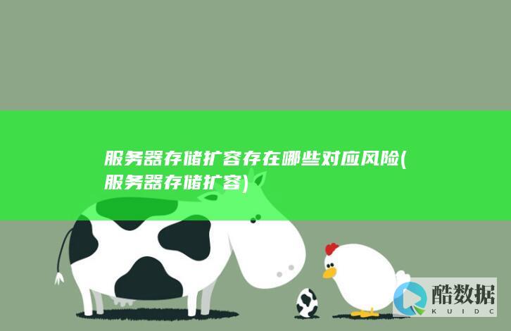 服务器存储扩容存在哪些对应风险 (服务器存储扩容)