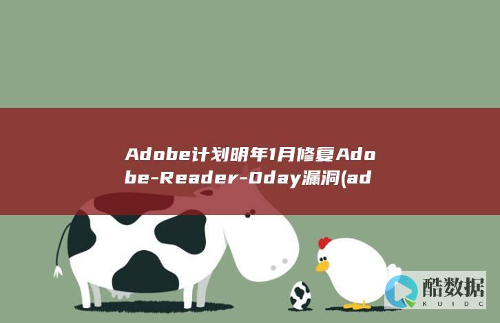 Adobe计划明年1月修复Adobe-Reader-0day漏洞 (adobe剪视频的软件叫什么)