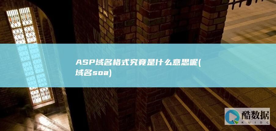 ASP域名格式究竟是什么意思呢 (域名soa)