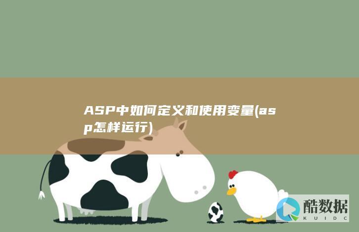 asp怎样运行