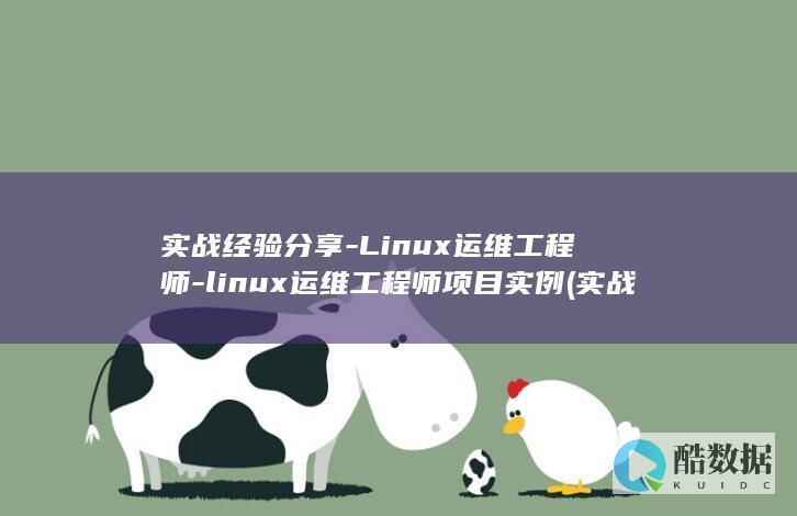 实战经验分享-Linux运维工程师-linux运维工程师项目实例 (实战经验分享主持词怎么串词)