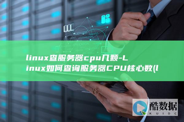 linux查服务器cpu几颗-Linux如何查询服务器CPU核心数 (linux查看磁盘空间 命令)