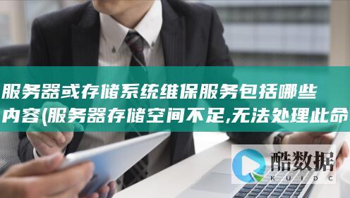 服务器或存储系统维保服务包括哪些内容 (服务器存储空间不足,无法处理此命令)