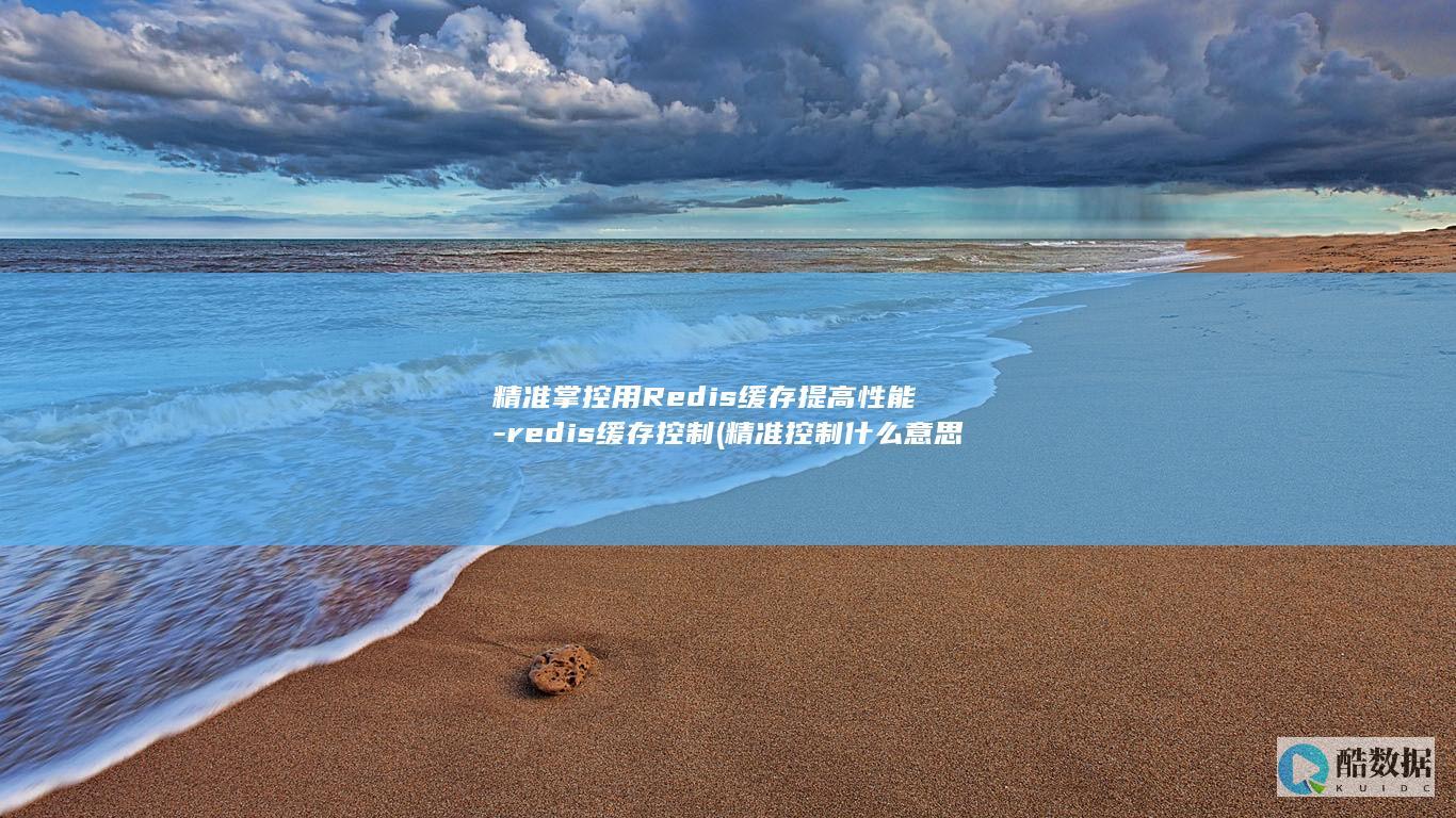 精准掌控用Redis缓存提高性能