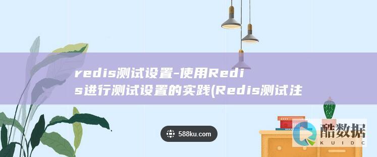 使用Redis进行测试设置的实践