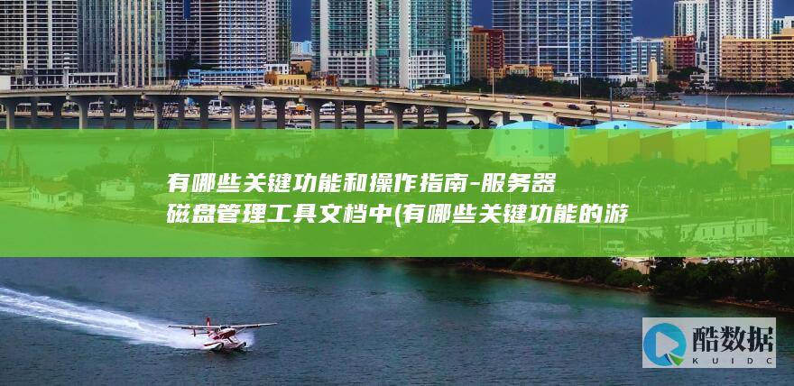 有哪些关键功能和操作指南-服务器磁盘管理工具文档中 (有哪些关键功能的游戏)