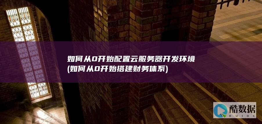 如何从0开始配置云服务器开发环境 (如何从0开始搭建财务体系)
